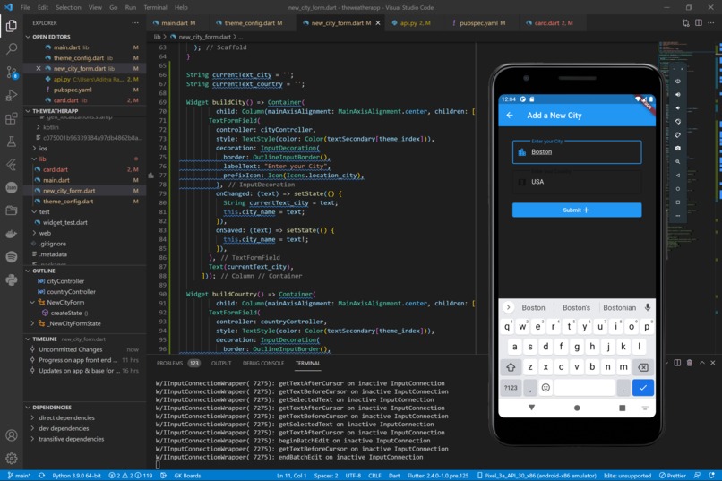 The Weather App – screenshot 1