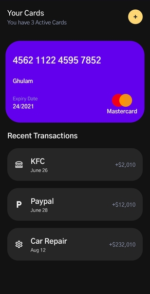 FinanceAppUI – screenshot 1