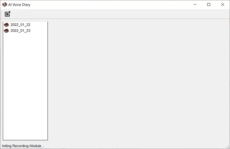 AI Voice Diary  – screenshot 1