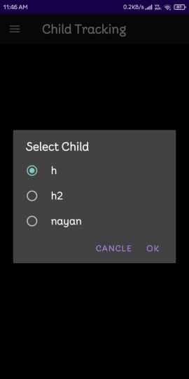Child tracking – screenshot 4