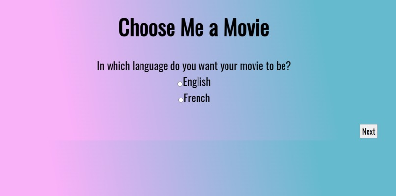 Choose Me a Movie – screenshot 1