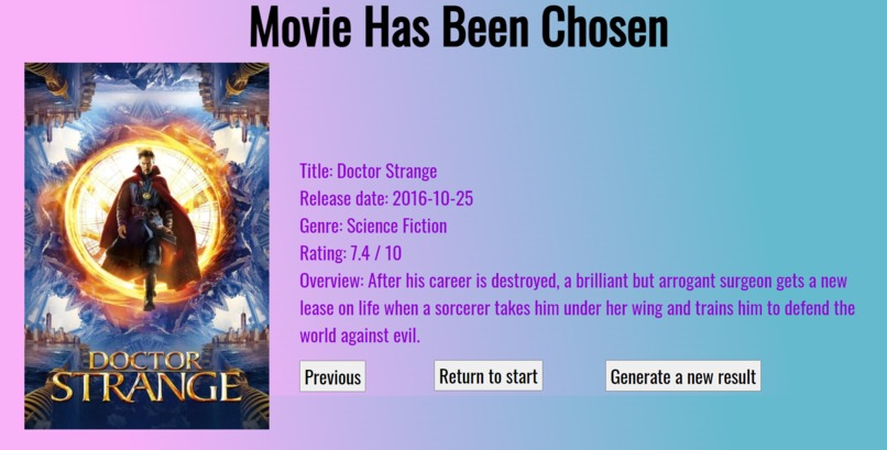 Choose Me a Movie – screenshot 3