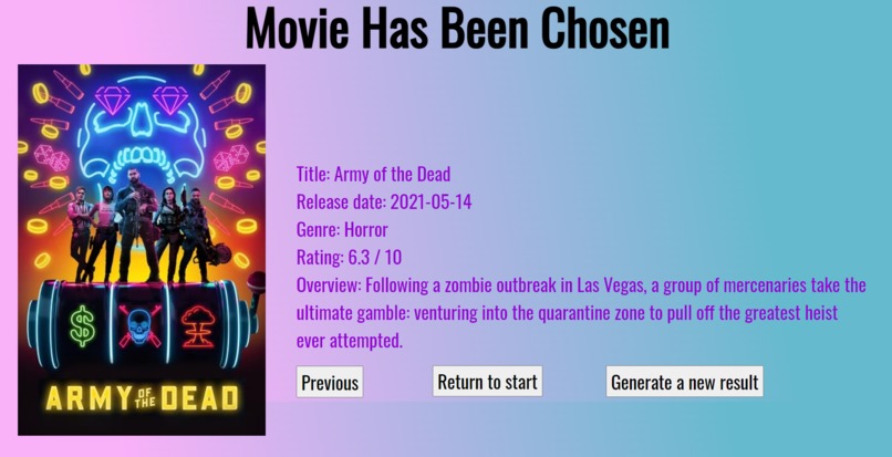 Choose Me a Movie – screenshot 4