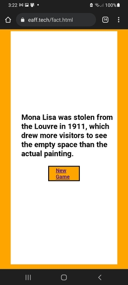 EAFF  (Earn a Fun Fact) – screenshot 7