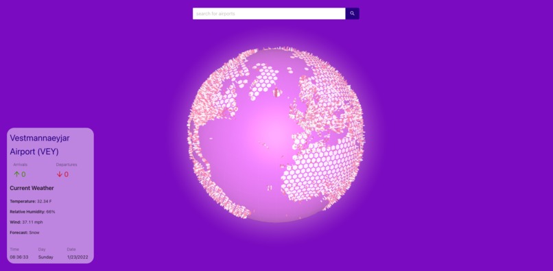 GlobeFlights – screenshot 2