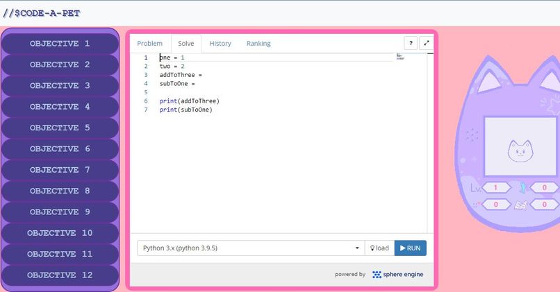 //$CODE-A-PET – screenshot 2