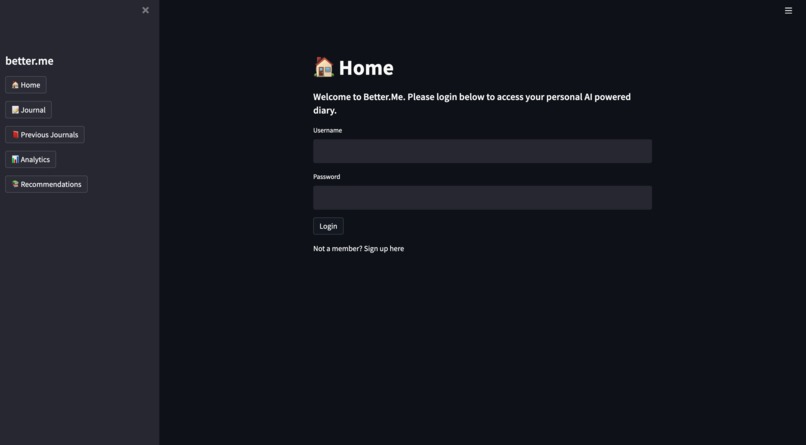 Better.Me - AI Mental Health Recommendations – screenshot 1
