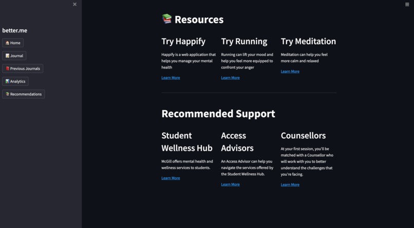 Better.Me - AI Mental Health Recommendations – screenshot 6