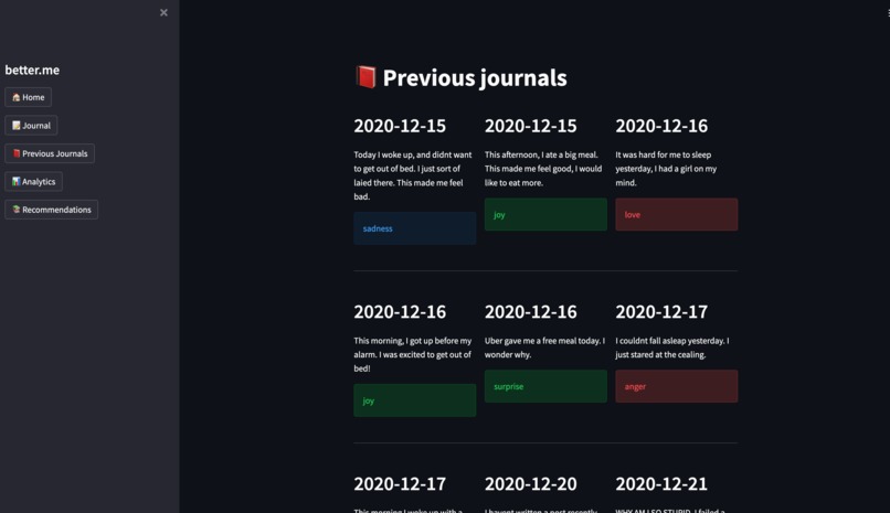 Better.Me - AI Mental Health Recommendations – screenshot 4