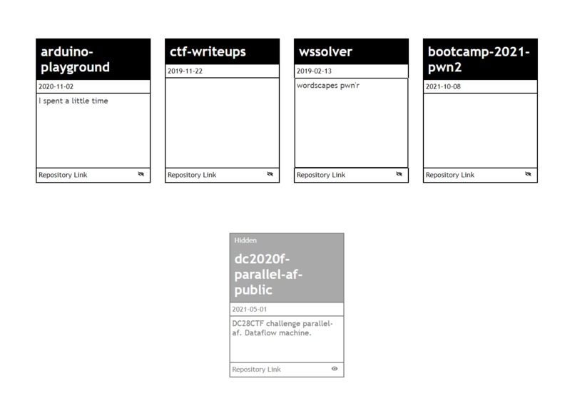 RepoFolio – screenshot 2