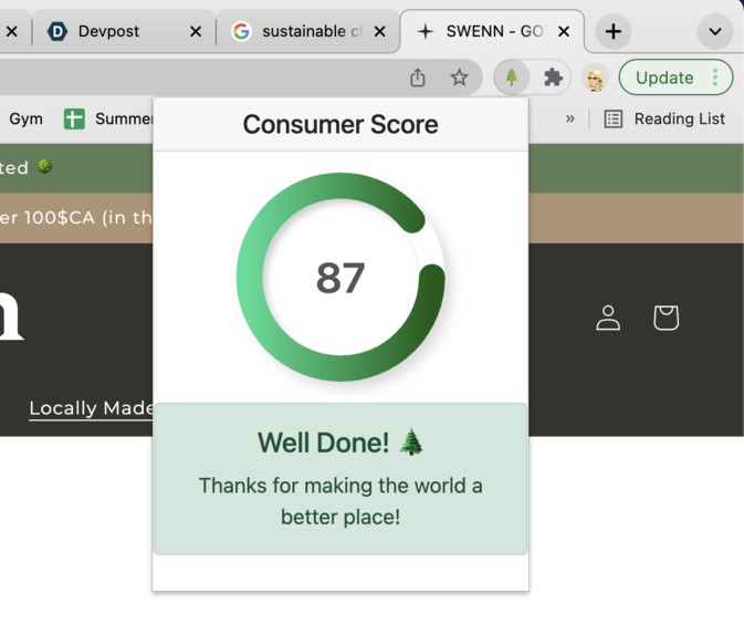 Conscious Consumer – screenshot 1