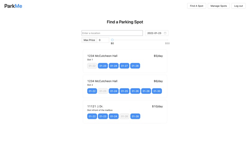 ParkMe – screenshot 1