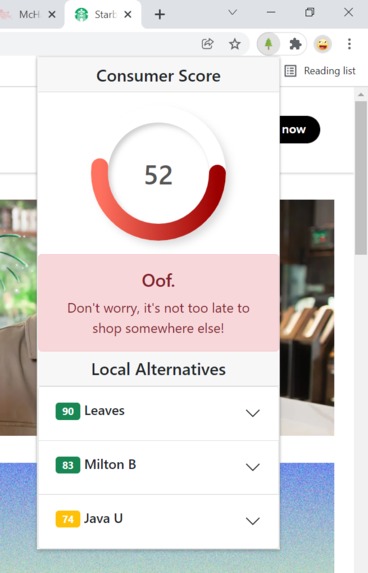 Conscious Consumer – screenshot 3