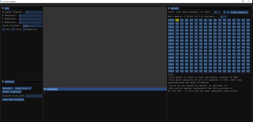 The Axolotl 8-bit Computer – screenshot 1