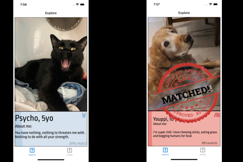 Catfish, the less super-fish-ial dating app – screenshot 2