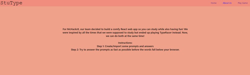 StuType – screenshot 1