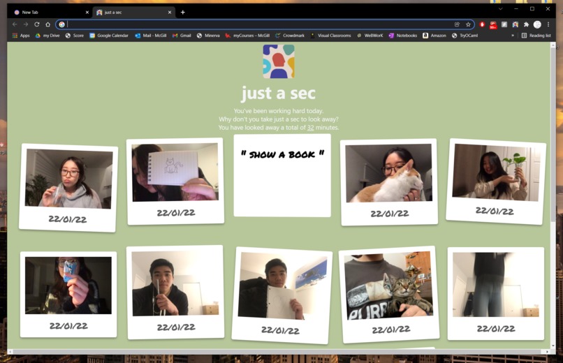 just a sec – screenshot 1