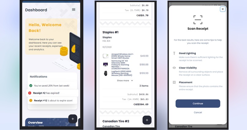 Receipto – screenshot 2