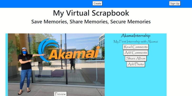 MyVirtualScrapbook – screenshot 1