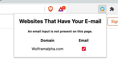 Email Form Detection – screenshot 2