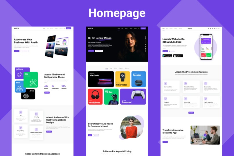 Austin HubSpot Theme – screenshot 1