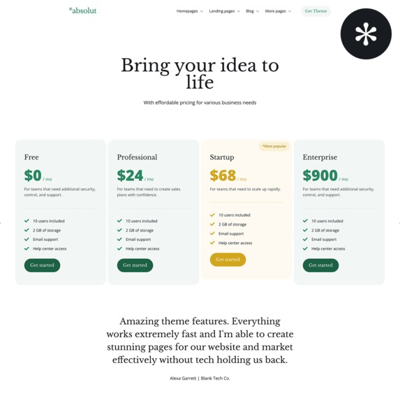 Absolut HubSpot Theme – screenshot 9