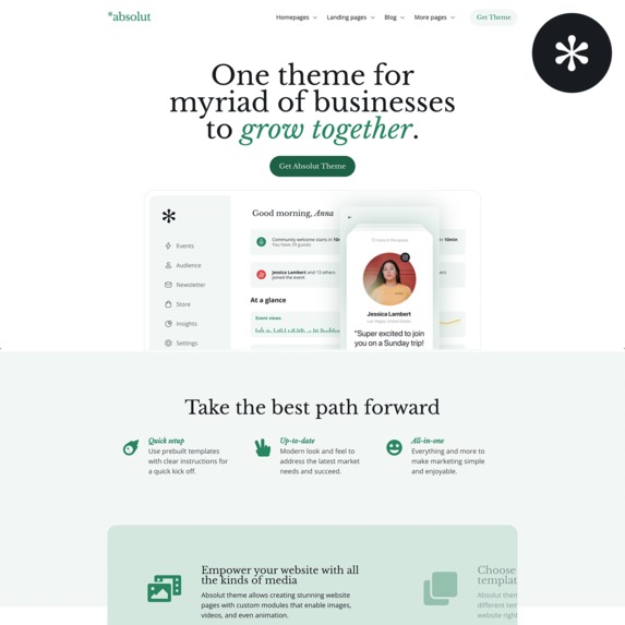 Absolut HubSpot Theme – screenshot 4