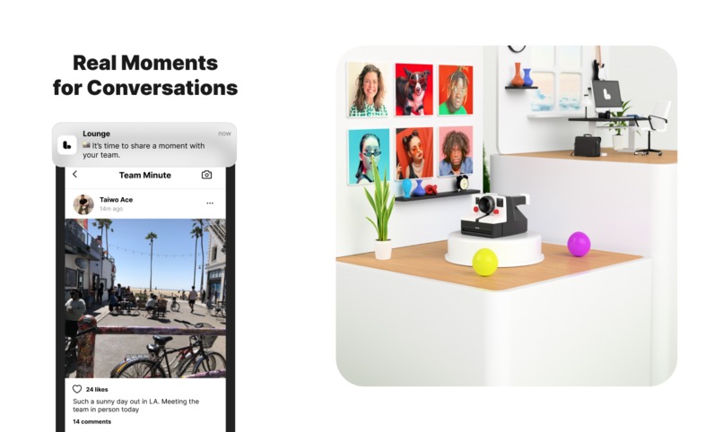 Lounge - Social Team Building in Slack – screenshot 2