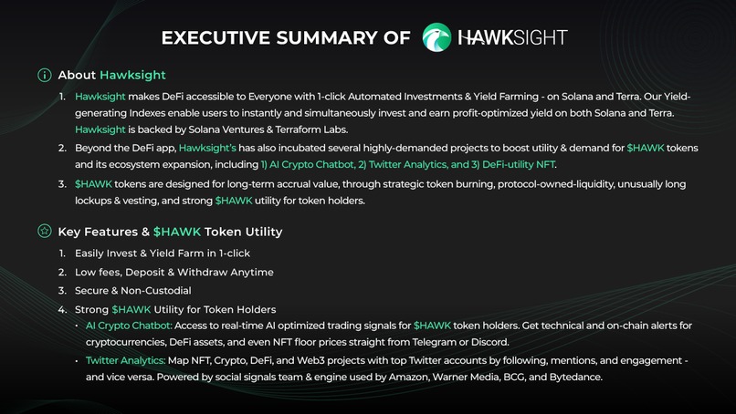 Hawksight | Solana & Terra DeFi App – screenshot 3