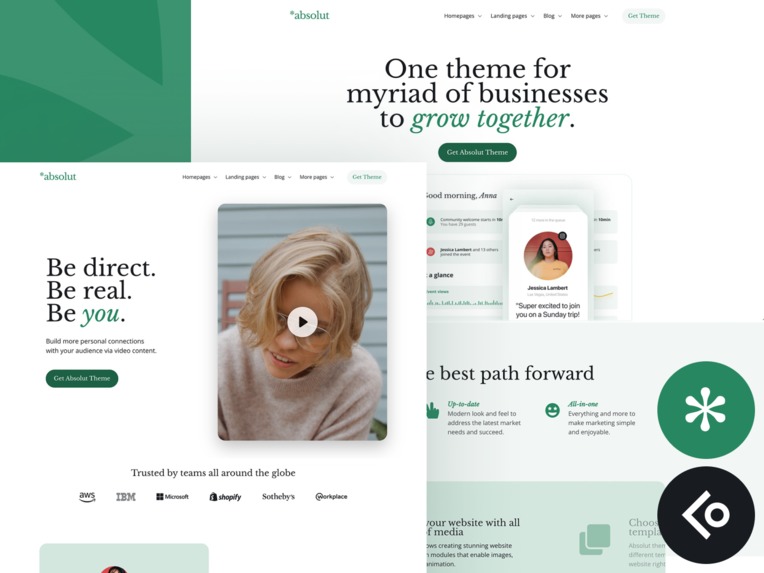 Absolut HubSpot Theme – screenshot 1