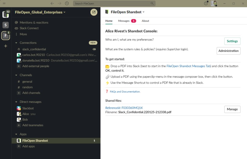 FileOpen Sharebot – screenshot 1