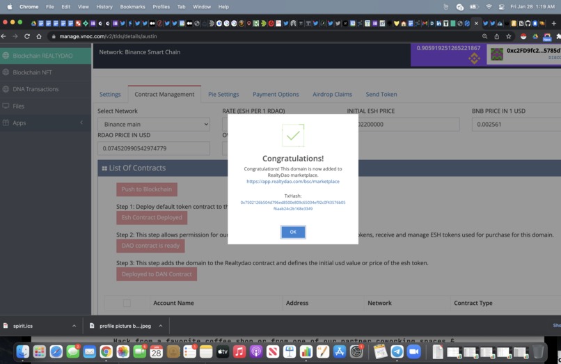 .Austin Handshake Identity DAO – screenshot 1