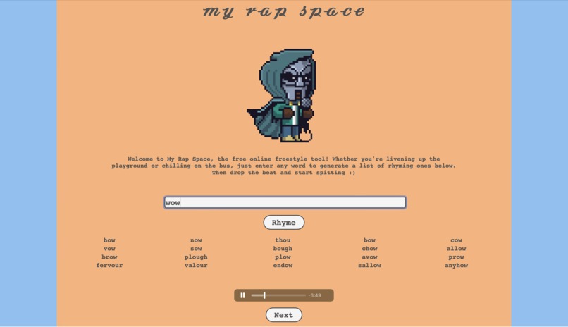 My Rap Space – screenshot 1