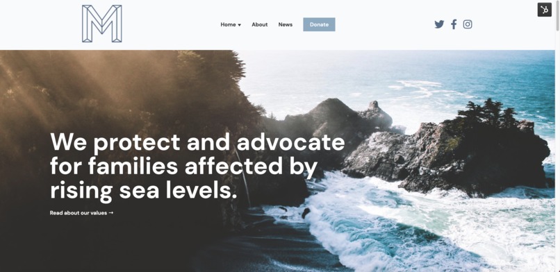 Hubspot Nonprofit Starter Theme by Mosaic – screenshot 1