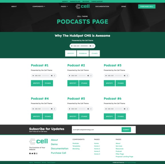 Cell Theme – screenshot 2