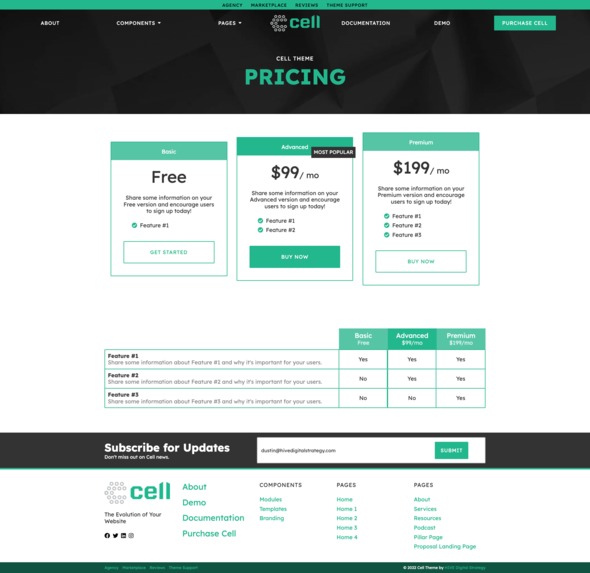 Cell Theme – screenshot 3