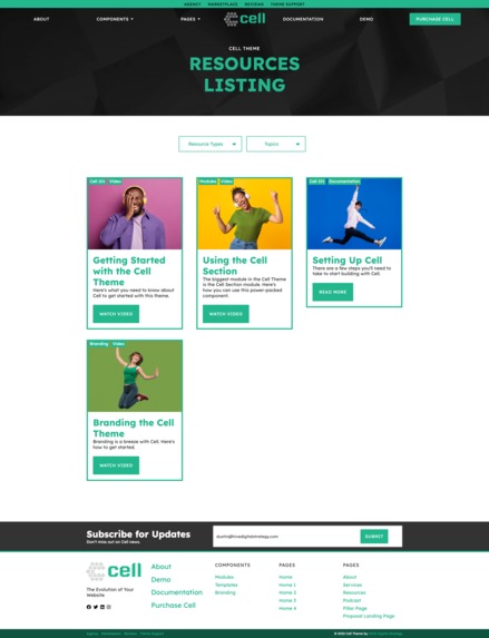 Cell Theme – screenshot 9