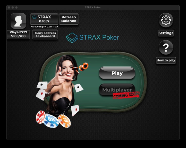 STRAX Poker – screenshot 1