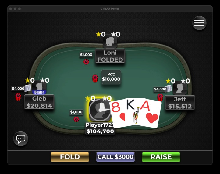 STRAX Poker – screenshot 2
