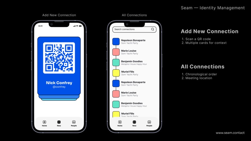 Seam - never forget a name – screenshot 2