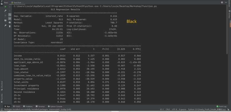 Interest Rate Prediction Model with An Emphasis on Race – screenshot 4