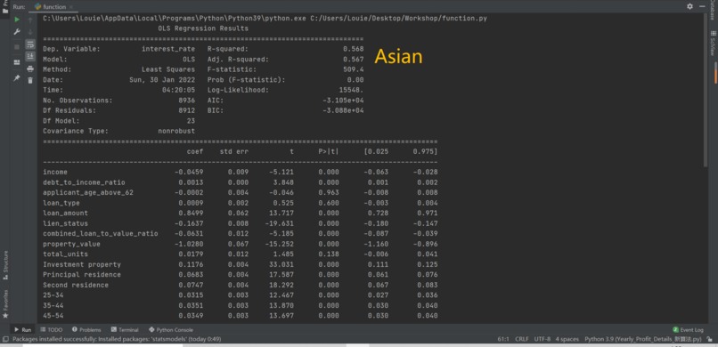 Interest Rate Prediction Model with An Emphasis on Race – screenshot 5