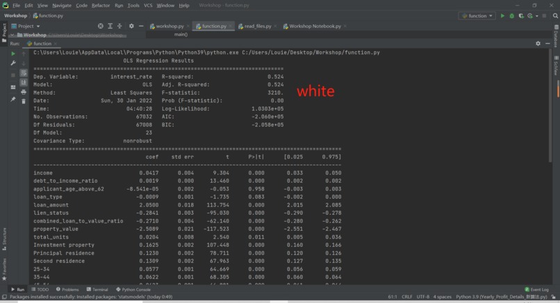 Interest Rate Prediction Model with An Emphasis on Race – screenshot 6