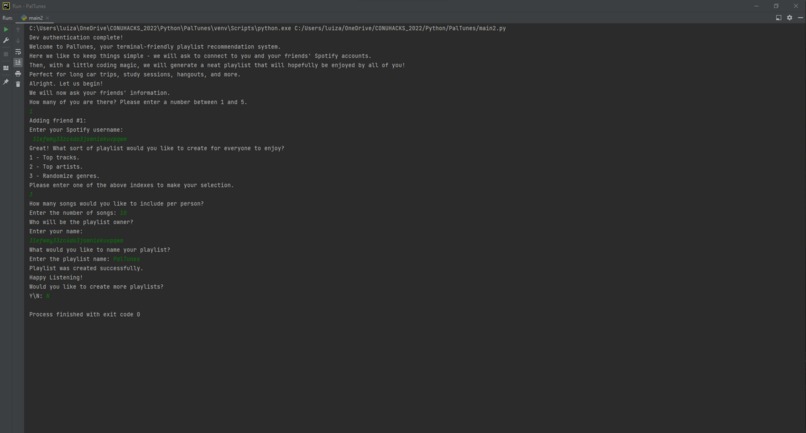 PalTunes – screenshot 1