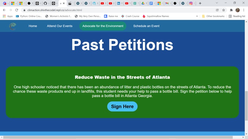 Climaction – screenshot 2
