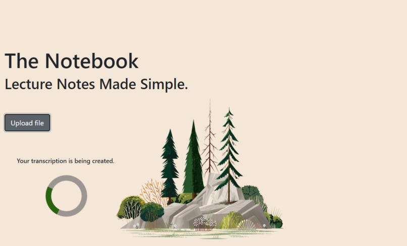 Team 50 - The Notebook – screenshot 2