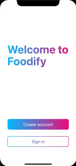 Team 16 - Foodify – screenshot 1