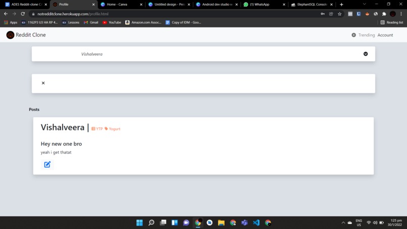 ADES project Team 1 – screenshot 5