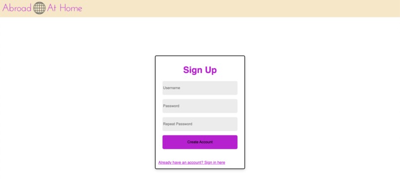 #30 Sí Plus Plus: Abroad at Home, Hoya Hackathon 2022 – screenshot 3