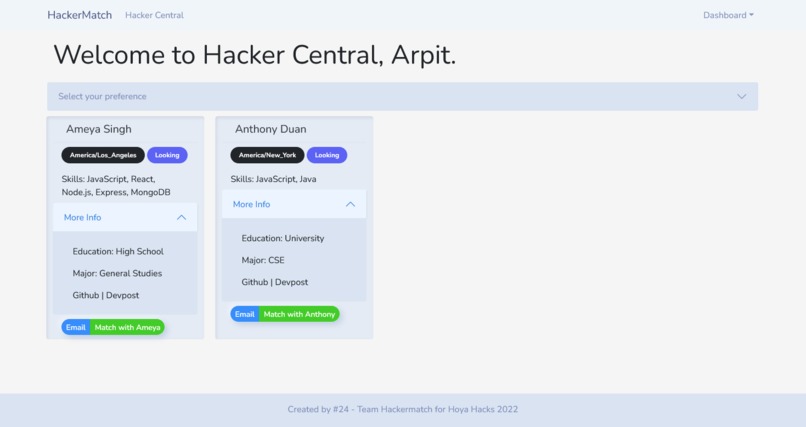 #24 - HackerMatch – screenshot 2
